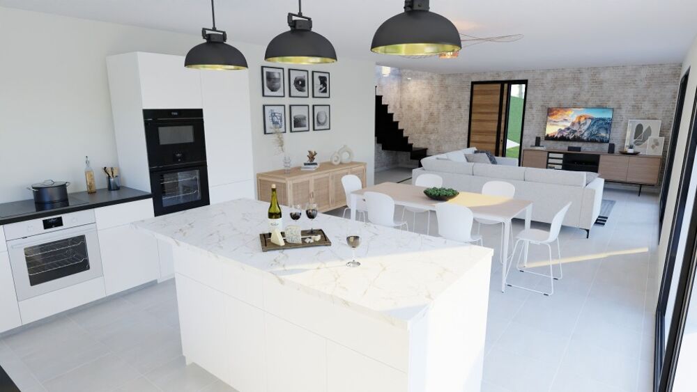 Cette maison s'adapte parfaitement aux terrains en resta....