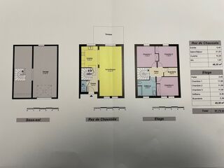  Maison 3 pièces 90 m² Herserange