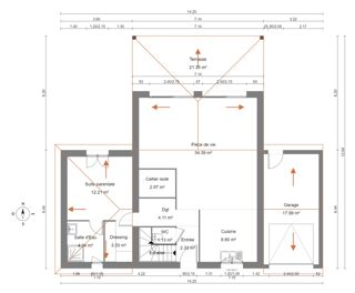  Maison � vendre 3 pi�ces 100 m�
