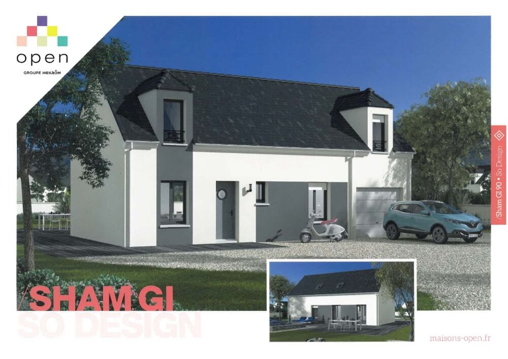 Le modèle SHAM 90 4 ch est une maison à combles aménagés....