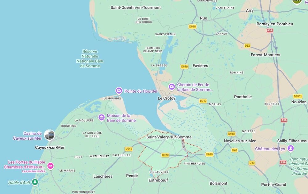 vente Terrain - 841 m² Saint-Valery-sur-Somme (80230)