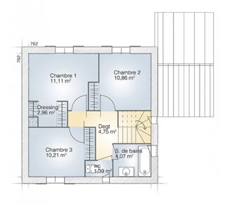  Maison 5 pices 95 m Serviers-et-labaume