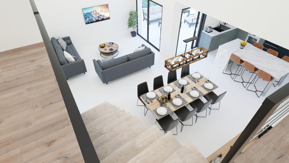 Une villa contemporaine pour une famille ou résidence se....