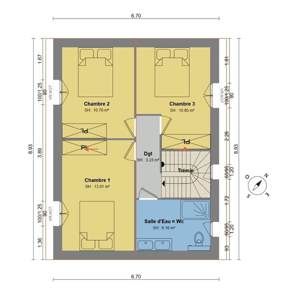 vente Maison - 4 pièce(s) - 90 m² Hyères (83400)