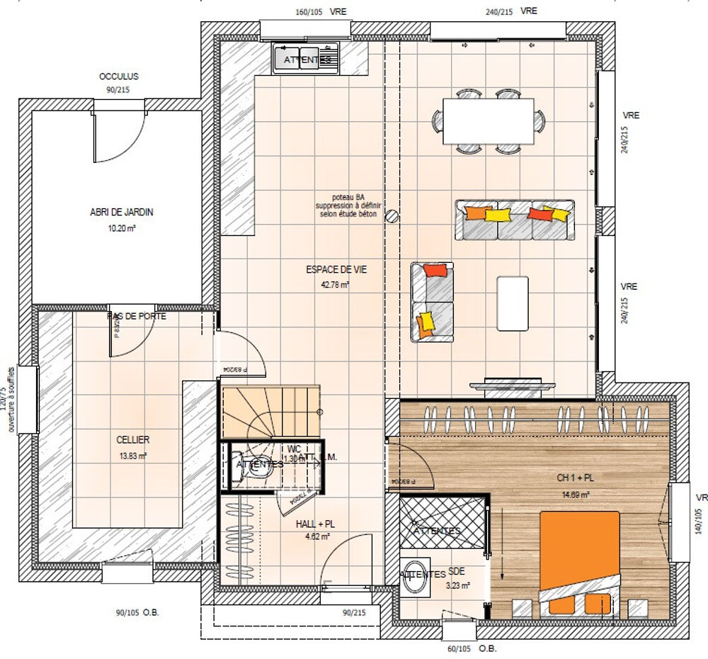 vente Maison - 6 pièce(s) - 140 m² Juigné-sur-Loire (49610)