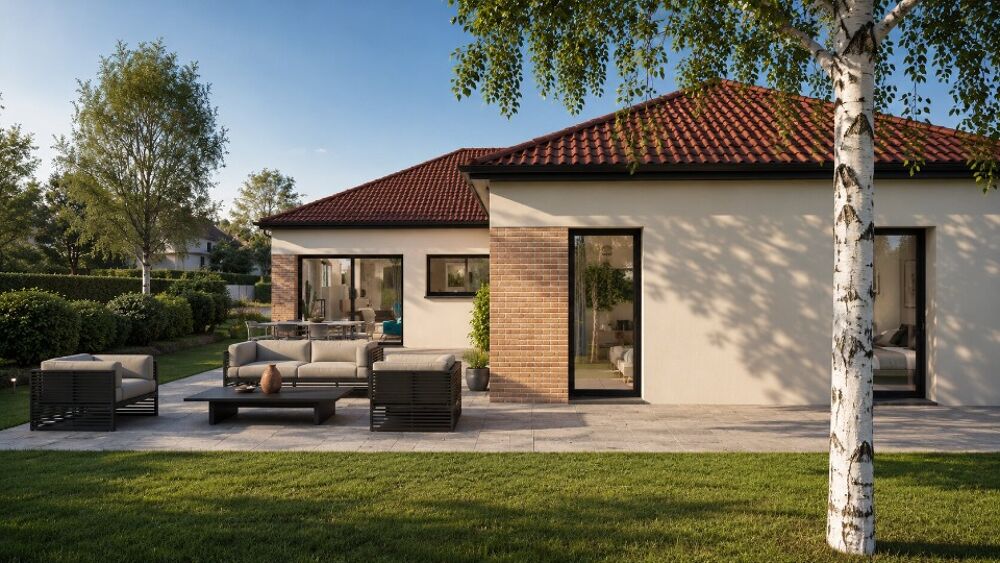 Maison neuve de plain-pied de 105 m² à Sailly-Labourse<B....