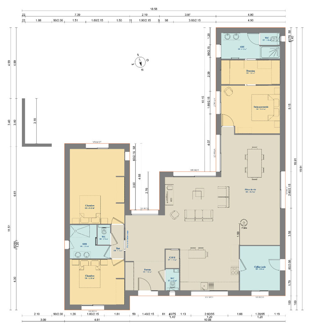 vente Maison - 5 pièce(s) - 160 m² Saint-Pierre-la-Garenne (27600)