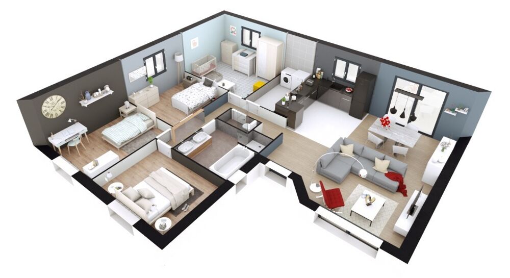 vente Maison - 5 pi�ce(s) - 92 m� La Haye-Malherbe (27400)