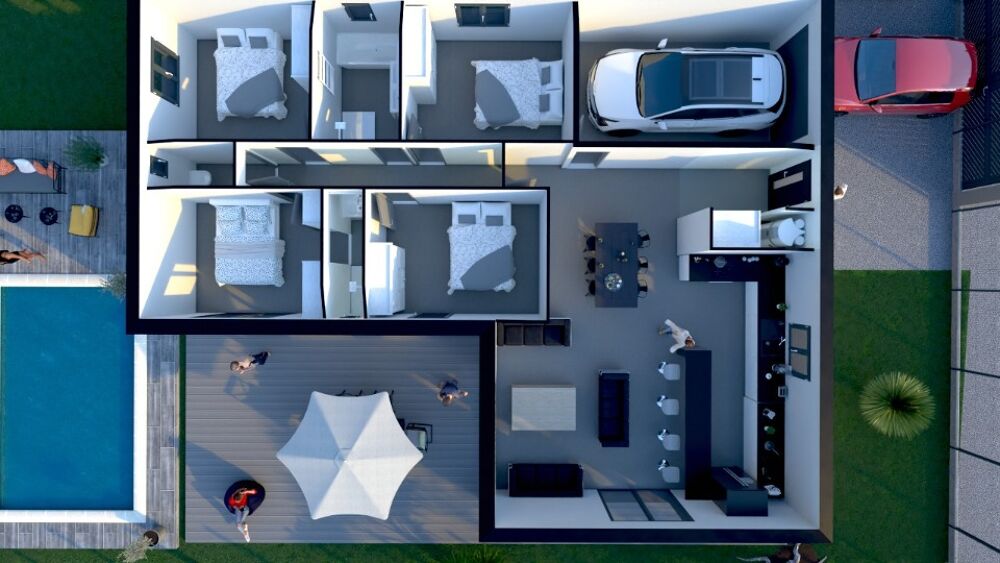 MAISON À CONSTRUIRE DE 100 M² À AZILLE, PROCHE DE CARCAS....