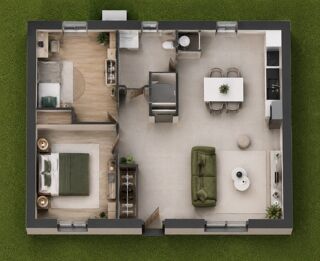  Maison à vendre 3 pièces 60 m²