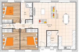  Maison � vendre 5 pi�ces 100 m�