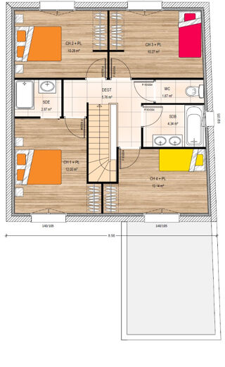  Maison à vendre 6 pièces 117 m²