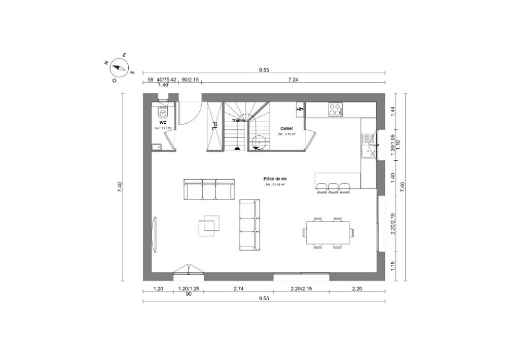 vente Maison - 4 pièce(s) - 110 m² Flassans-sur-Issole (83340)