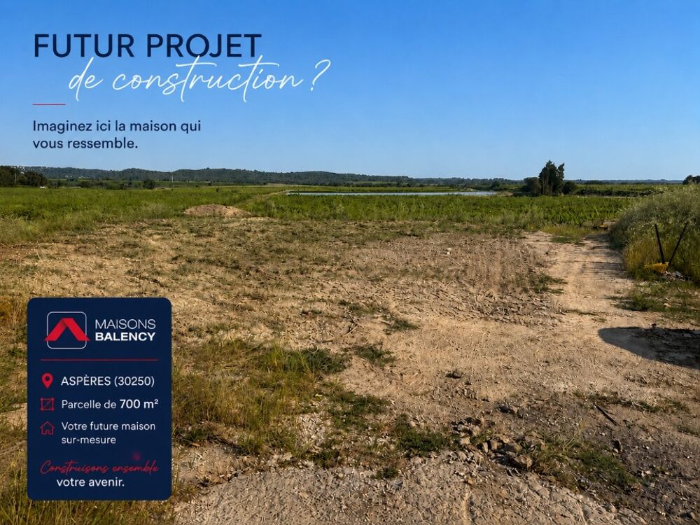 vente Terrain - 700 m² Aspères (30250)