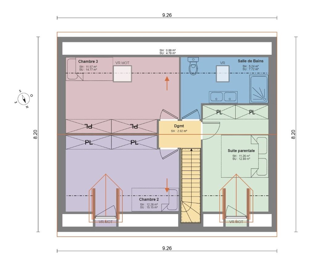 vente Maison - 4 pièce(s) - 99 m² Fontaine-sous-Jouy (27120)