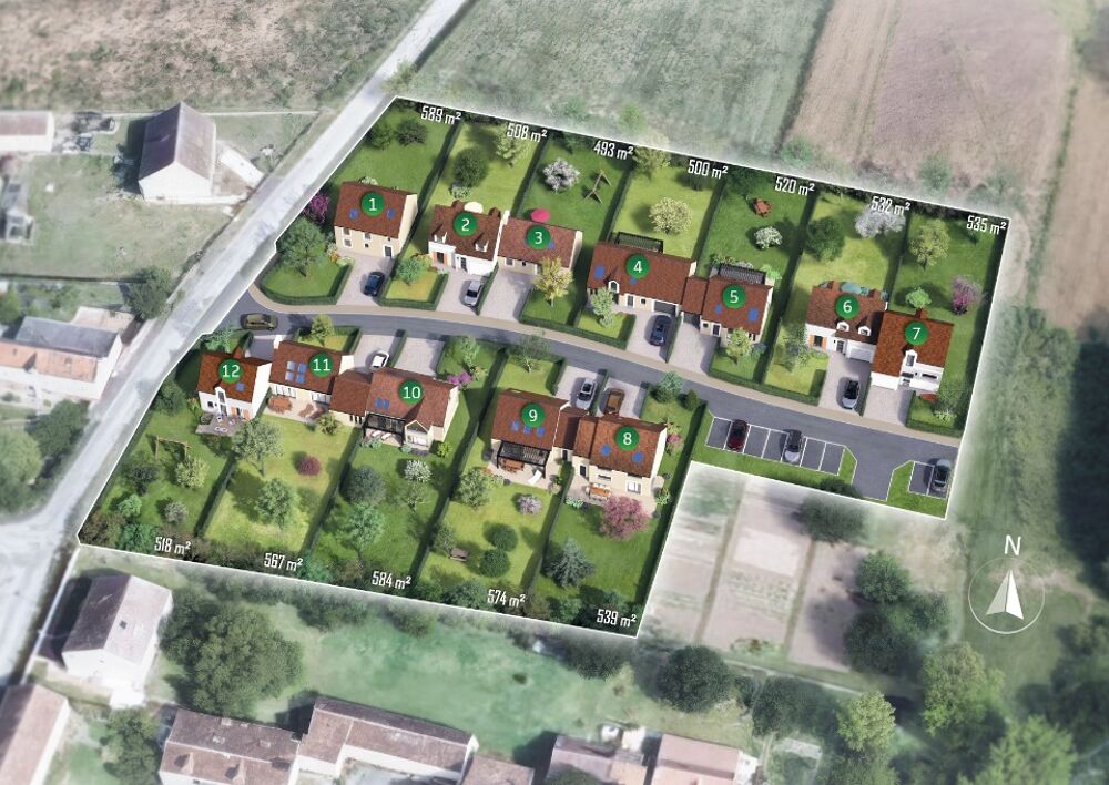 vente Maison - 6 pièce(s) - 80 m² Jonquières (60680)