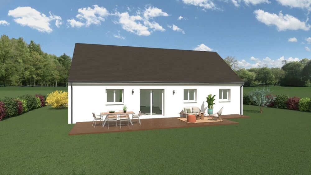 MAISON À CONSTRUIRE DE 80 M² PROCHE DE CHINON AVEC 4 PIÈ....
