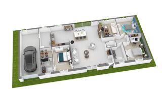  Maison 4 pices 118 m Aigurande