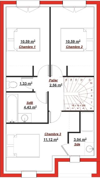  Maison à vendre 5 pièces 92 m²