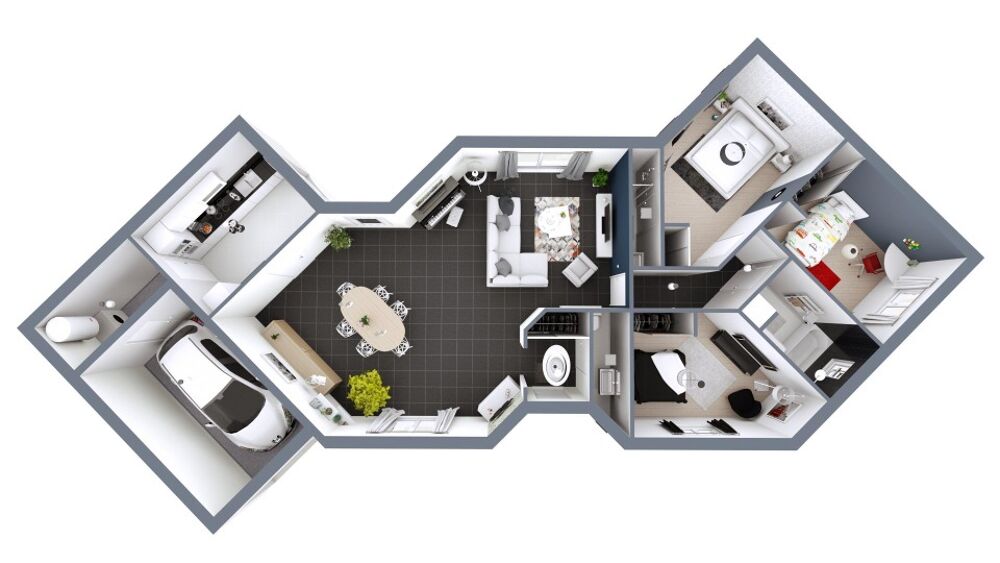 vente Maison - 5 pièce(s) - 114 m² Hagetaubin (64370)