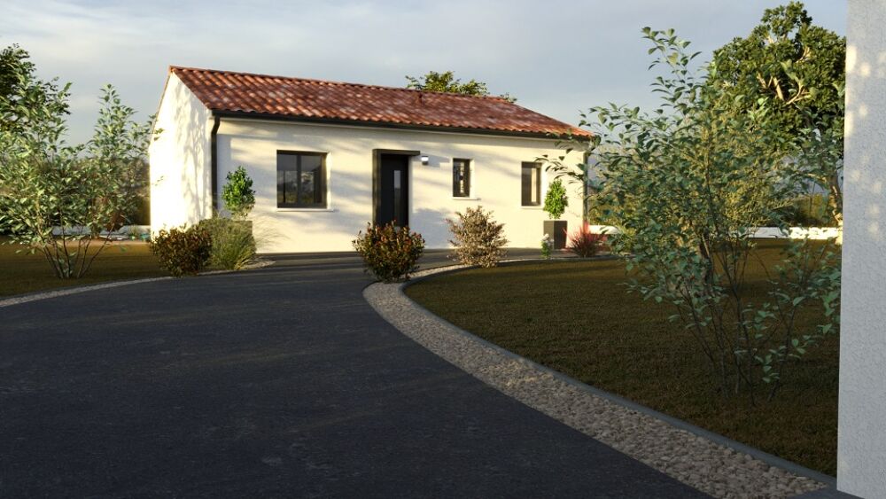 Cette jolie maison de plain-pied à construire n'attend p....
