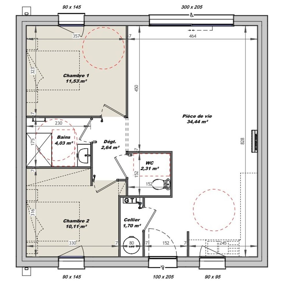 vente Maison - 2 pièce(s) - 61 m² Givrand (85800)