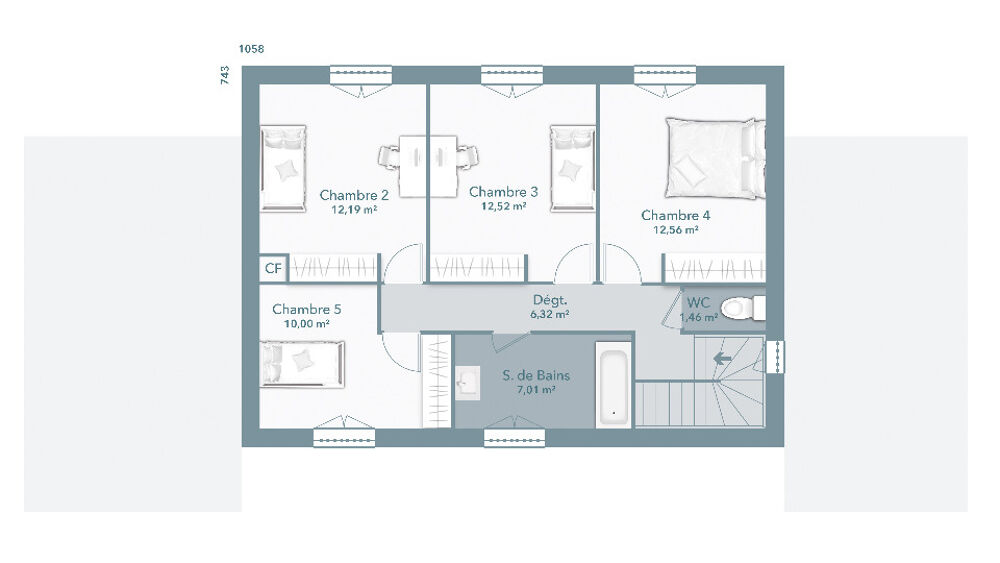 vente Maison - 7 pièce(s) - 145 m² Caraman (31460)