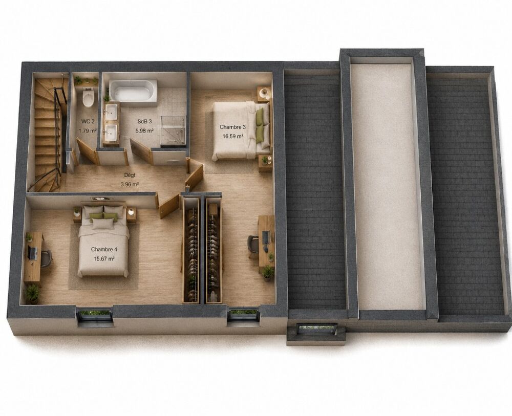 vente Maison - 7 pièce(s) - 180 m² Luynes (37230)