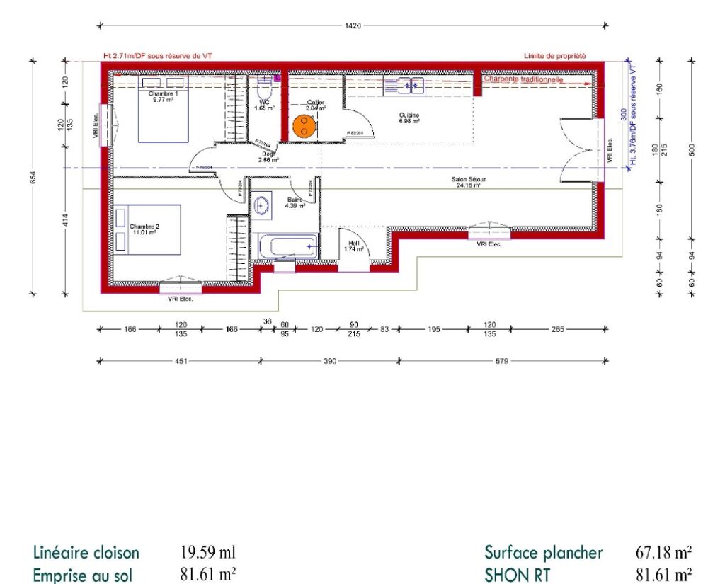 vente Maison - 3 pièce(s) - 65 m² Labenne (40530)