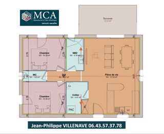  Maison � vendre 3 pi�ces 65 m�