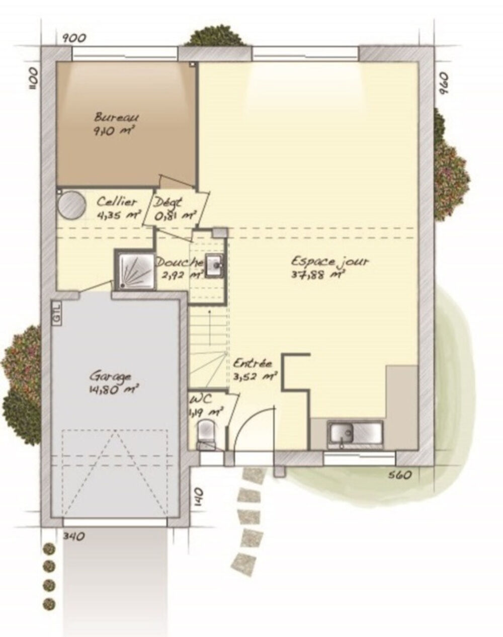 MAISON À CONSTRUIRE DE 115 M² À CHENNEVIÈRES-SUR-MARNE, ....