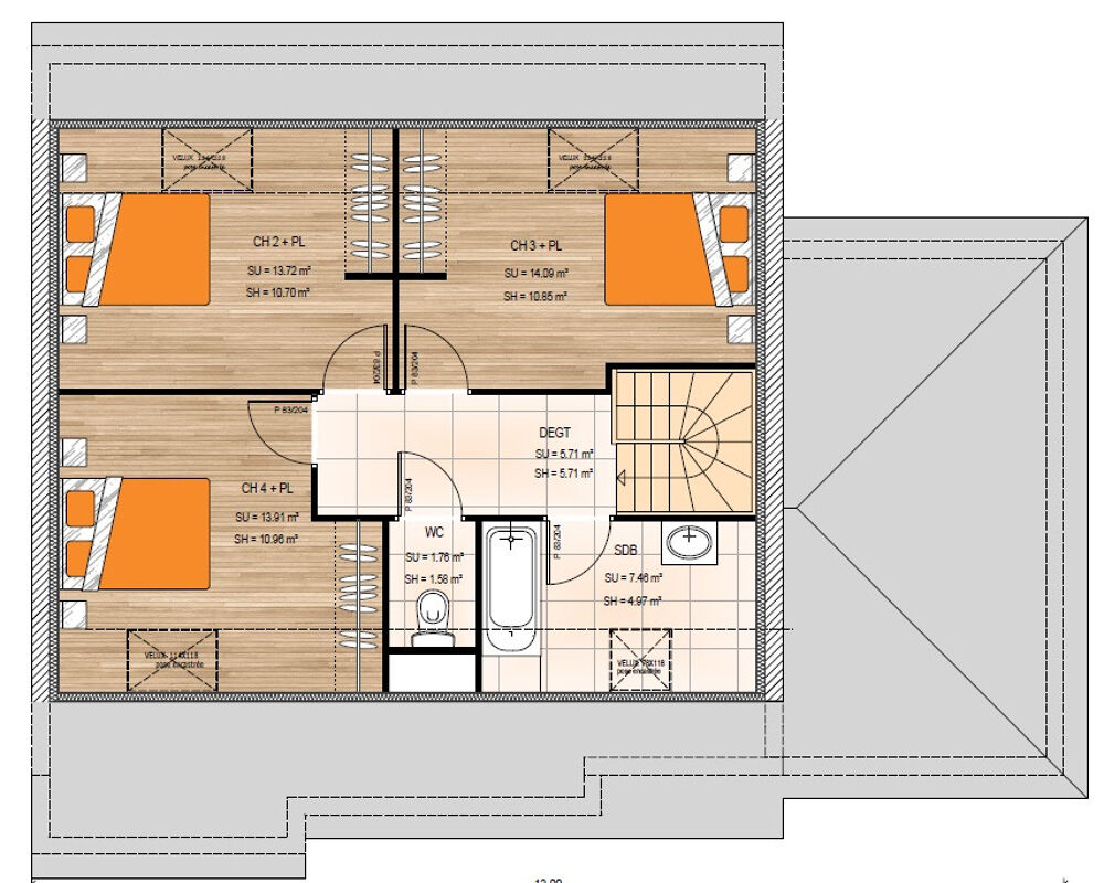 vente Maison - 6 pièce(s) - 123 m² Saint-Barthélemy-d'Anjou (49124)