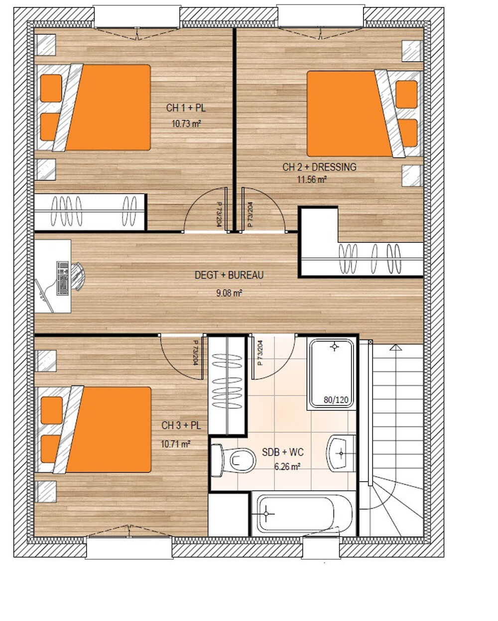 vente Maison - 5 pièce(s) - 90 m² Trélazé (49800)