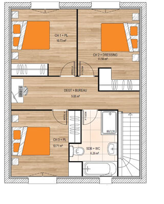  Maison à vendre 5 pièces 90 m²