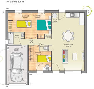  Maison � vendre 4 pi�ces 76 m�