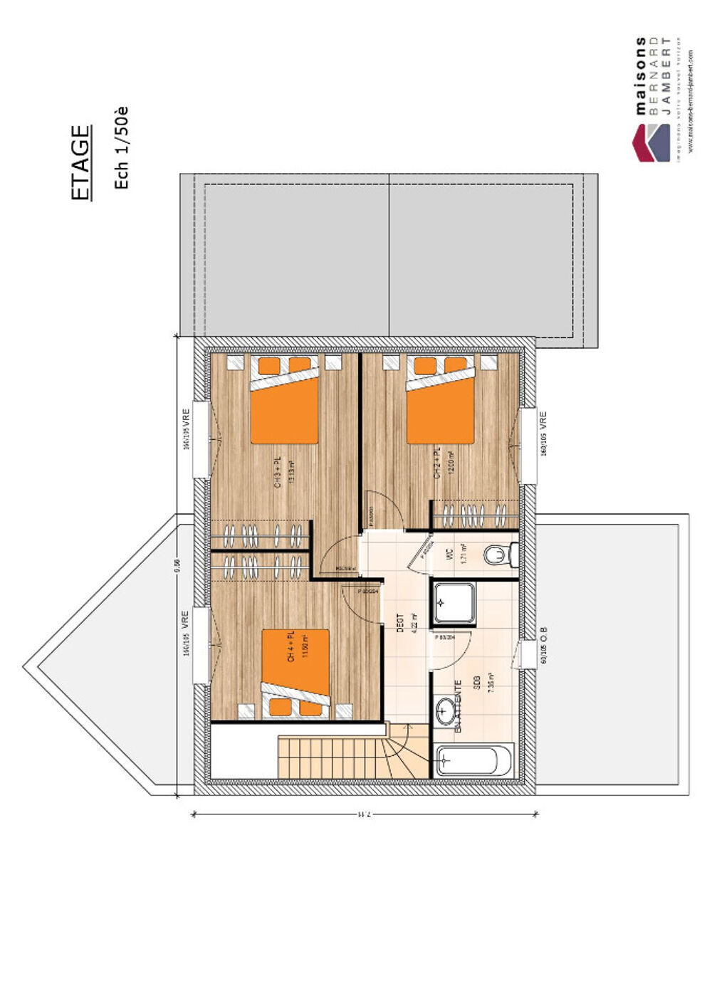 vente Maison - 5 pièce(s) - 130 m² Trélazé (49800)
