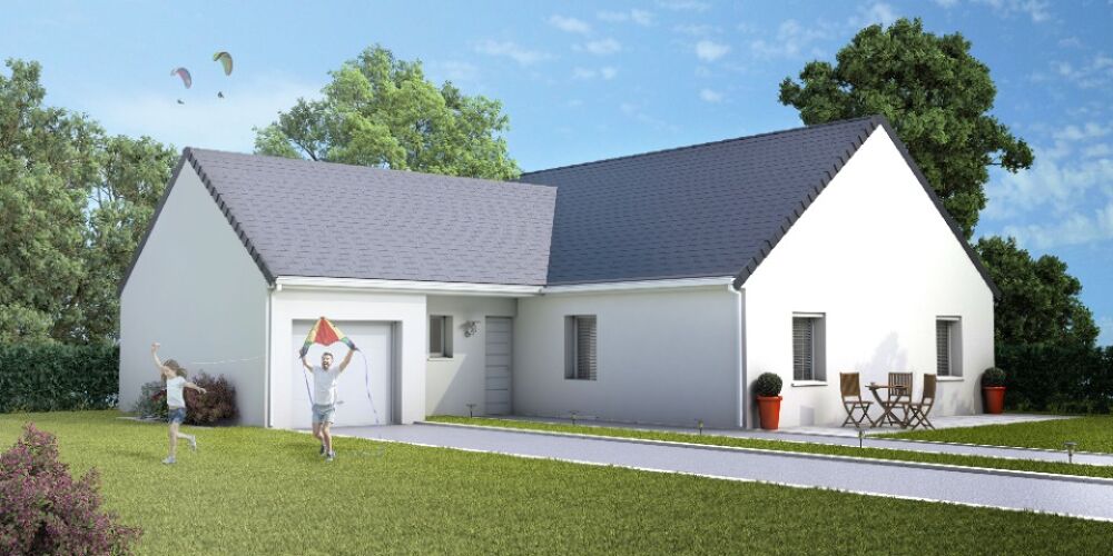 Maison de forme en L, vous accueille par son hall d'entr....