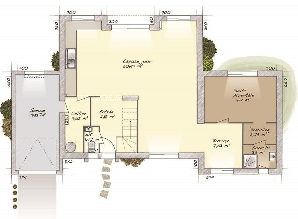 MAISON À CONSTRUIRE DE 125 M² AU BOIS-ROBERT AVEC 7 PIÈC....