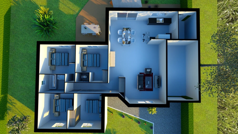 MAISON À CONSTRUIRE DE 113 M² À BEAUFAY, 5 PIÈCES, PROCH....