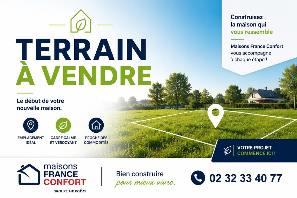 vente Terrain - 902 m² Villez-sur-le-Neubourg (27110)