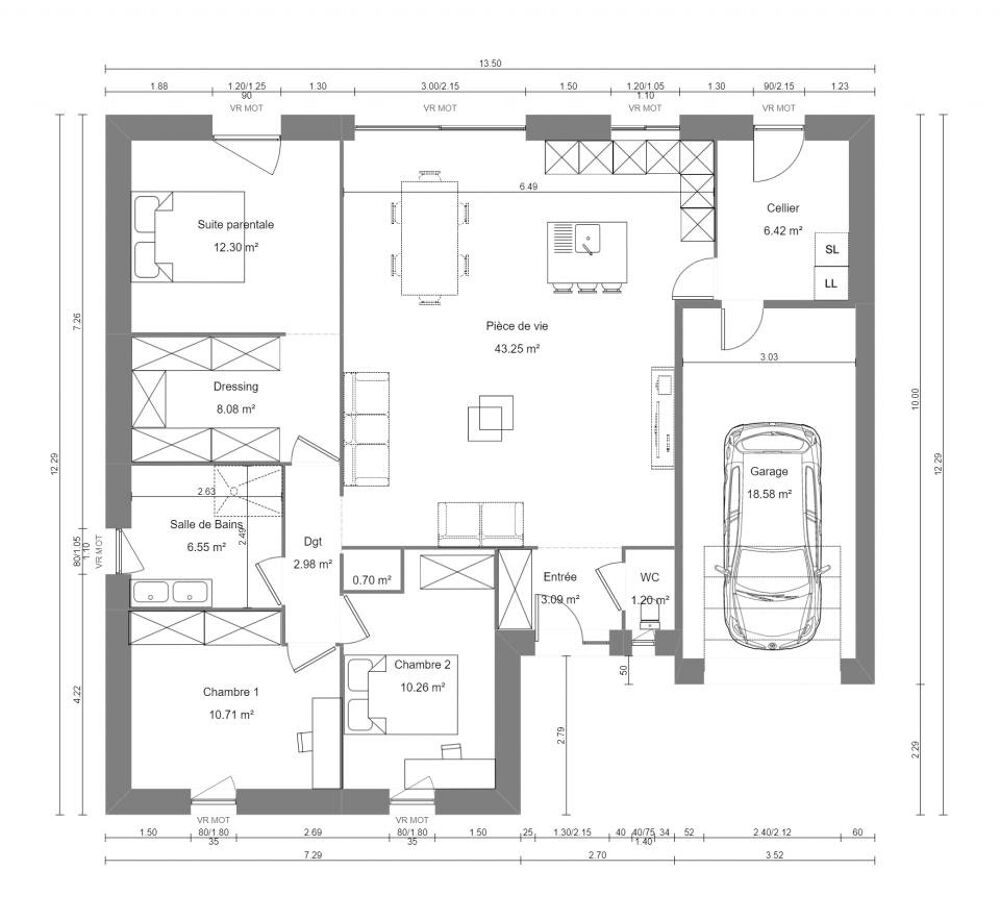 vente Maison - 5 pièce(s) - 105 m² Cagnoncles (59161)