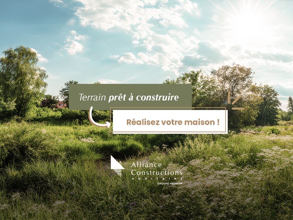 vente Terrain - 500 m² Saucats (33650)