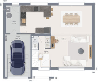  Maison à vendre 6 pièces 125 m²