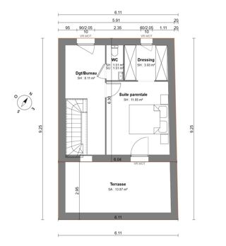  Maison à vendre 4 pièces 107 m²
