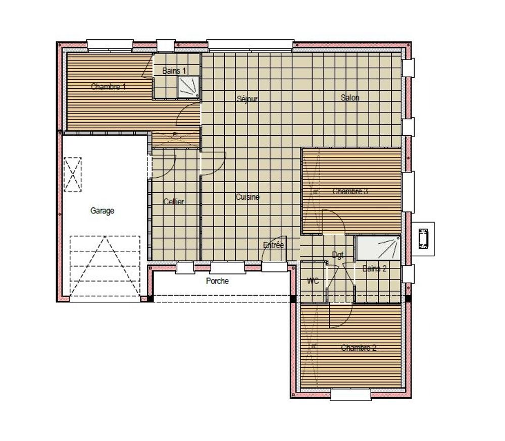 vente Maison - 4 pièce(s) - 87 m² Fillé (72210)
