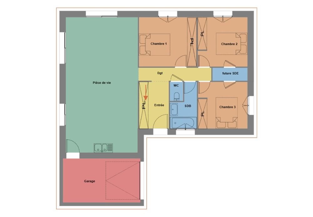 vente Maison - 3 pièce(s) - 86 m² Rouans (44640)