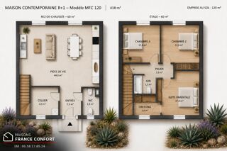  Maison à vendre 6 pièces 130 m²
