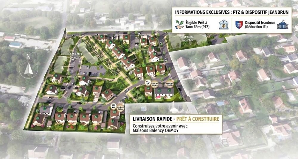 MAISON À CONSTRUIRE DE 91 M² IDÉALEMENT SITUÉE À LONGPON....
