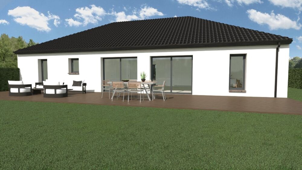 Maison de plain-pied de 130m2 avec garage à construire à....