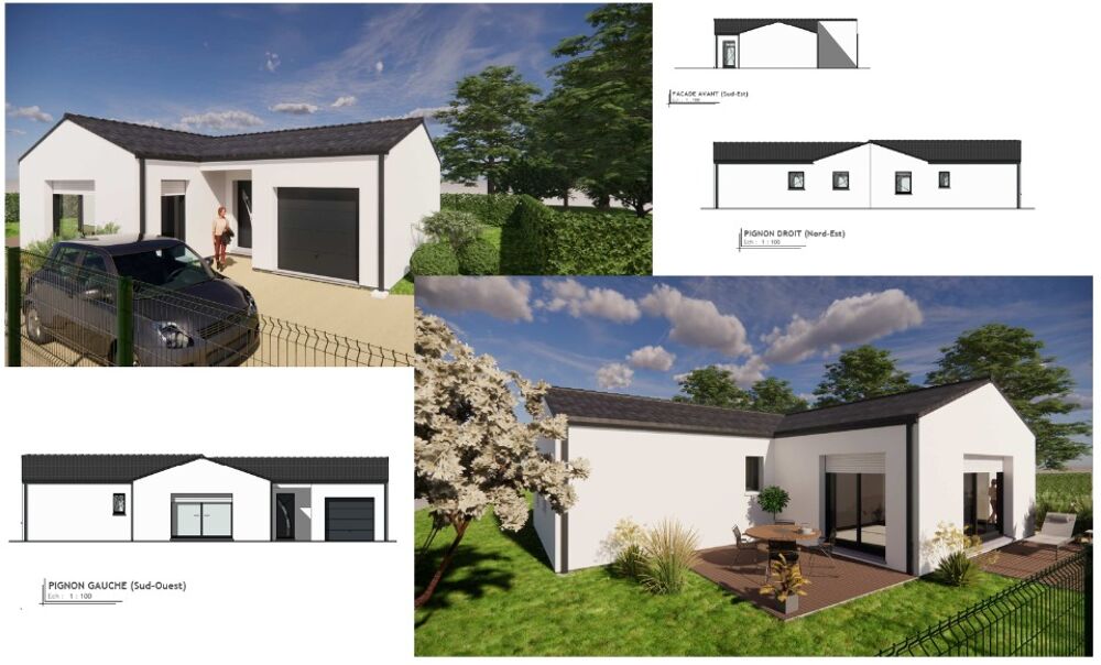 vente Maison - 2 pièce(s) - 90 m² Bretignolles-sur-Mer (85470)